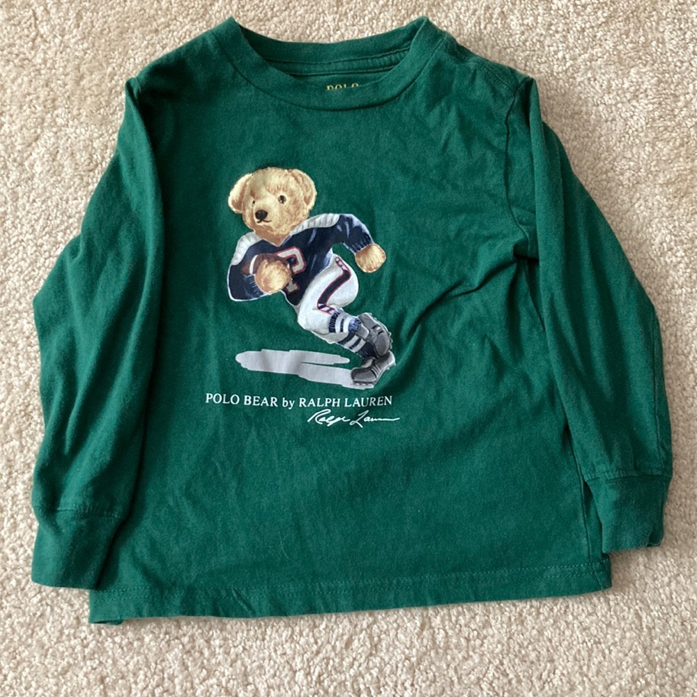 Ralph Lauren long sleeve t shirt. Size 2T.